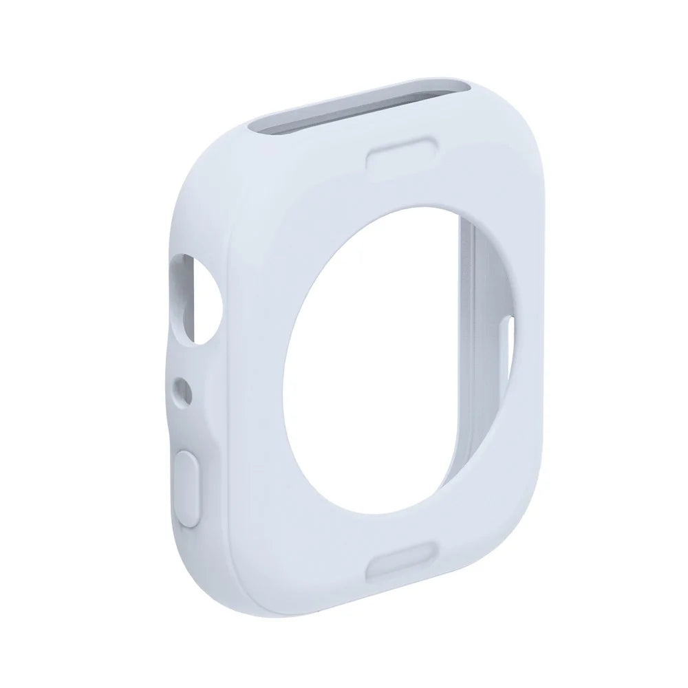 For Huawei Watch Fit 5 Silicone Case Shockproof Protective Hollow Watch Frame Cover - Baby Blue - 3