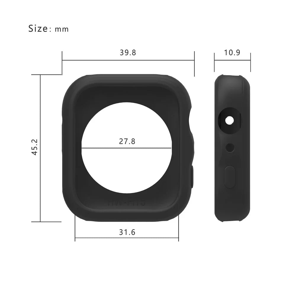 For Huawei Watch Fit 5 Silicone Case Shockproof Protective Hollow Watch Frame Cover - Baby Blue - 6