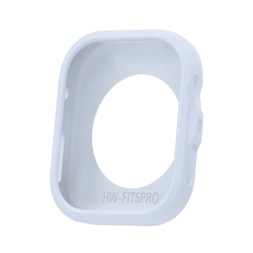 For Huawei Watch Fit 5 Pro Silicone Case Shockproof Protective Hollow Watch Frame Cover - Baby Blue - 1