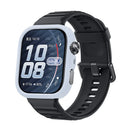 For Huawei Watch Fit 5 Pro Silicone Case Shockproof Protective Hollow Watch Frame Cover - Baby Blue - 2
