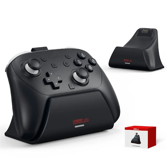 STARTRC GAMES For Nintendo Switch 2 Pro Controller Charging Dock Station with Adapter - 1