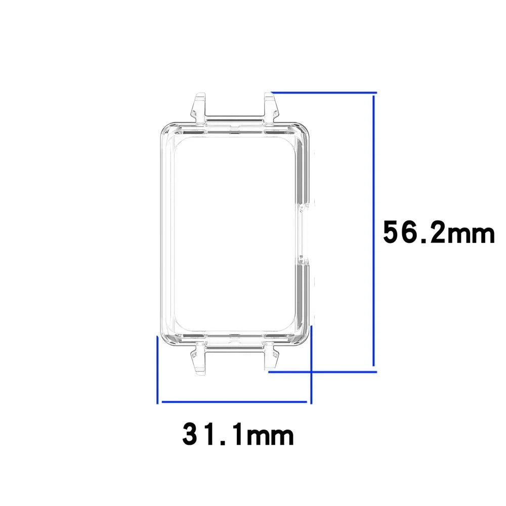 For Huawei Band 11 Pro Watch Case Hollow PC Watch Protective Cover - Transparent - 6