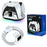 YZC-523 Dual Charging Stand for PS5  /  PS5 Edge Controller RGB Lighting LED Display Fast Charge Dock Station - White - 1