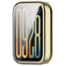 For Xiaomi Smart Band 10 Pro (Standard Edition) TPU Watch Case Full Coverage Protective Cover with Screen Protector - Electroplated Light Gold - 2