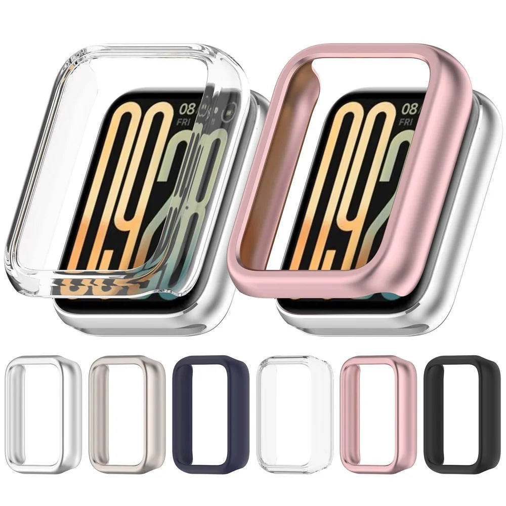 For Xiaomi Smart Band 10 Pro (Standard Edition) Case Hollow Design Hard PC Frame Watch Protective Cover - Black - 7