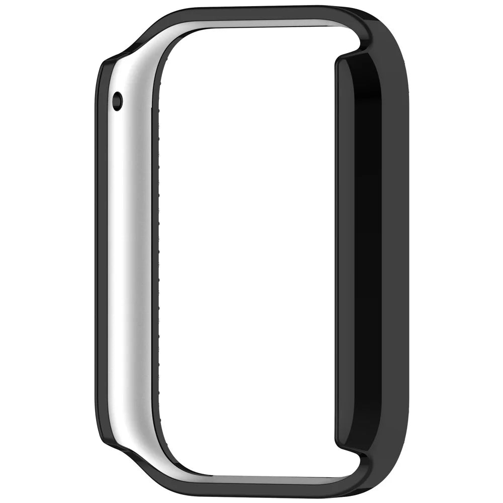 For Xiaomi Smart Band 10 Pro Ceramic Half Case Rhinestones Decor Hard PC Protective Cover - Black - 5