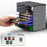 8056 Game Disc Storage Tower DIY Modular for Nintendo Switch  /  PS5  /  PS4  /  Xbox Game Cartridge Organizer - Black - 2