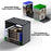 8056 Game Disc Storage Tower DIY Modular for Nintendo Switch  /  PS5  /  PS4  /  Xbox Game Cartridge Organizer - Black - 6