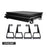DATA FROG 4Pcs/Set Cooling Stand for Sony PS4 Slim/PS4 Pro/PS4 Console Horizontal Vertical Placement Cooling Base - For PS4 - 3