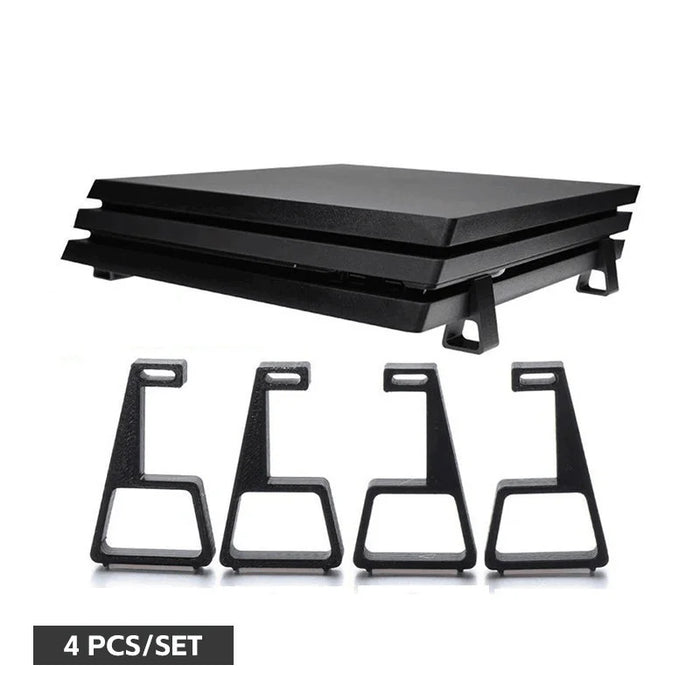 DATA FROG 4Pcs/Set Cooling Stand for Sony PS4 Slim/PS4 Pro/PS4 Console Horizontal Vertical Placement Cooling Base - For PS4 - 3
