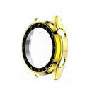 Scale Design Smart Watch Electroplated PC Frame Case with Tempered Glass Screen Protector for Huawei Watch 3 - Gold - 6