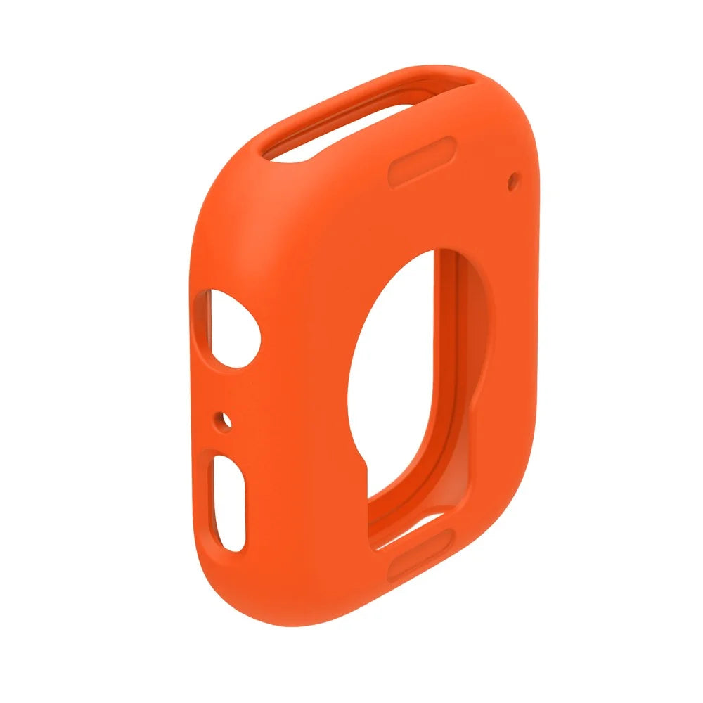 For Honor Watch X5i Watch Case Shock Absorbing Scratch Resistant Silicone Protective Cover - Orange - 3