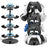 8002 4-Tier Game Controller Stand for Xbox  /  PS5  /  Nintendo Switch 360 Degree Rotating Multi-Functional Gaming Controller & Headphone Holder - Black - 5
