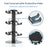 8012 3-Tier Gaming Controller Organizer Stand for Xbox  /  PS5  /  Nintendo Switch Multi-Layer Controllers Headphones Gaming Accessories Holder - Black - 2