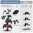 8012 3-Tier Gaming Controller Organizer Stand for Xbox  /  PS5  /  Nintendo Switch Multi-Layer Controllers Headphones Gaming Accessories Holder - Black - 4