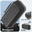 8028 EVA Hard Shell Carrying Case for Nintendo Switch 2 All-in-One Storage Organizer Game Cards Joy-Con Controller Shockproof Travel Bag - Black - 4