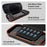 8029 Carrying Case for Nintendo Switch 2 PU Portable Travel Bag Multi-function Storage Pouch with Game Card Slots - Black - 2