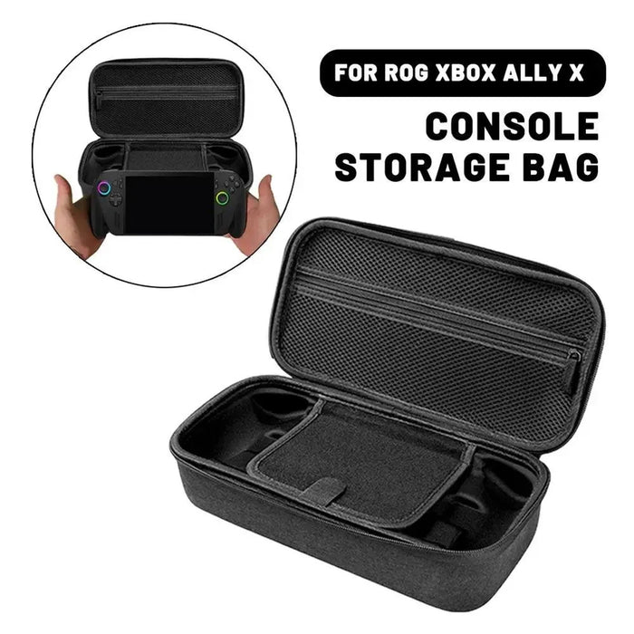 8047 Carrying Case for Asus ROG Xbox Ally X (2025) Portable Gaming Console Shockproof EVA Hard Shell Travel Storage Bag - Black - 4
