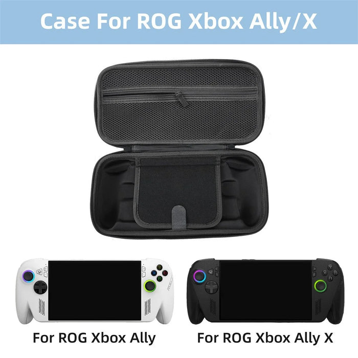 8047 Carrying Case for Asus ROG Xbox Ally X (2025) Portable Gaming Console Shockproof EVA Hard Shell Travel Storage Bag - Black - 5