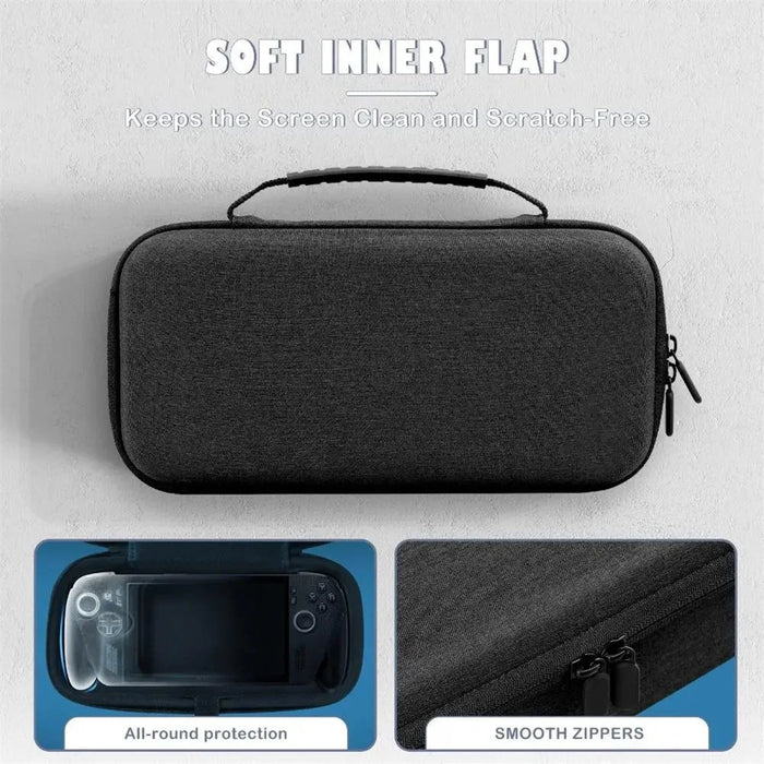 8047 Carrying Case for Asus ROG Xbox Ally X (2025) Portable Gaming Console Shockproof EVA Hard Shell Travel Storage Bag - Black - 6
