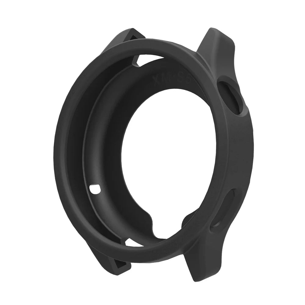 Silicone Case for Xiaomi Watch S5 Protective Cover Shockproof TPU Shell Bumper - Black - 1