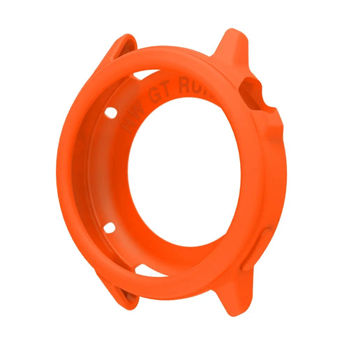 Silicone Case for Huawei Watch GT Runner 2 Protective Cover Shockproof Soft TPU Shell - Orange - 1