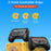 TRANSNOVO S73-010 2Pcs Gaming Controller Grips for Nintendo Switch 2 Joy-Con Ergonomic Anti-slip Handle Handheld Holder - Black - 3