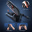 TRANSNOVO S73-014 2Pcs Controller Mouse Stand Grip for Nintendo Switch 2 Ergonomic Gaming Portable Mouse Dock Controller Stand - Black - 2
