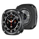 For Samsung Galaxy Watch8 44mm Protective Case Cyber Style Metal PC Watch Cover - Black / White - 4