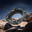 For Samsung Galaxy Watch8 44mm Protective Case Cyber Style Metal PC Watch Cover - Black / White - 6