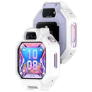 For Huawei Watch Kids X1 / Watch Kids X1 Pro Case Semi-Open TPU Protective Shell Hollow Watch Frame - White - 3