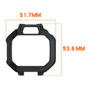 For Huawei Watch Kids X1 / Watch Kids X1 Pro Case Semi-Open TPU Protective Shell Hollow Watch Frame - White - 7