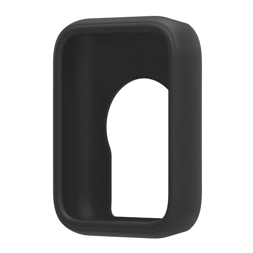 For Xiaomi Smart Band 10 Pro Watch Case Shock Absorbing Scratch Resistant Silicone Protective Cover - Black - 1