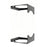 2Pcs Under Desk Mount for Xbox Series X Metal Bracket Hidden Installation Desktop Gaming Console Stand - Black - 5