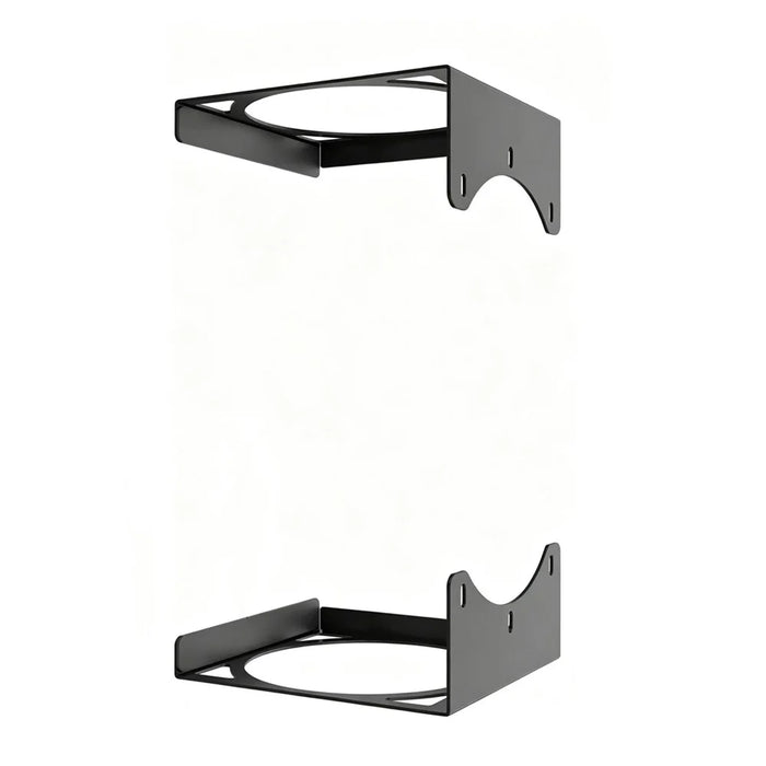 2Pcs Under Desk Mount for Xbox Series X Metal Bracket Hidden Installation Desktop Gaming Console Stand - Black - 5