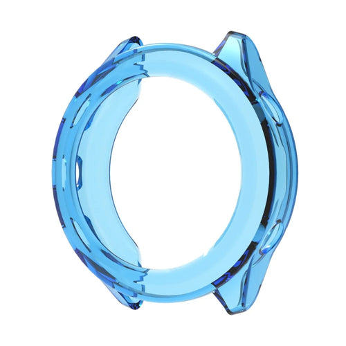 For Garmin Forerunner 170 / Forerunner 70 Protective Case Anti-drop TPU Half Cover Frame - Transparent Blue - 1