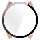For Garmin Forerunner 170 / Forerunner 70 Hard PC Watch Case with Tempered Glass Screen Film - Pink - 6