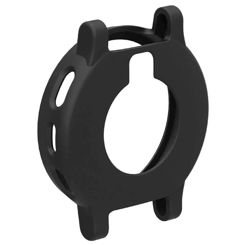 For Huami Amazfit Active 3 Protective Case Silicone Anti Scratch Watch Cover - Black - 2