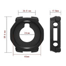 For Huami Amazfit T-Rex Ultra 2 Protective Case Silicone Anti Scratch Watch Cover - Black - 3
