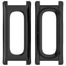 For Google Fitbit Air Watch Case 12mm Lug PC Protective Cover Frame - Glossy Black - 2
