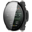 For Huami Amazfit Cheetah 2 Ultra Case Hard PC Watch Cover with Tempered Glass Screen Film - Matte Black - 5