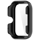 For Haylou Watch 4 Protective Case with Tempered Glass Screen Protector PC Watch Cover - Black - 5
