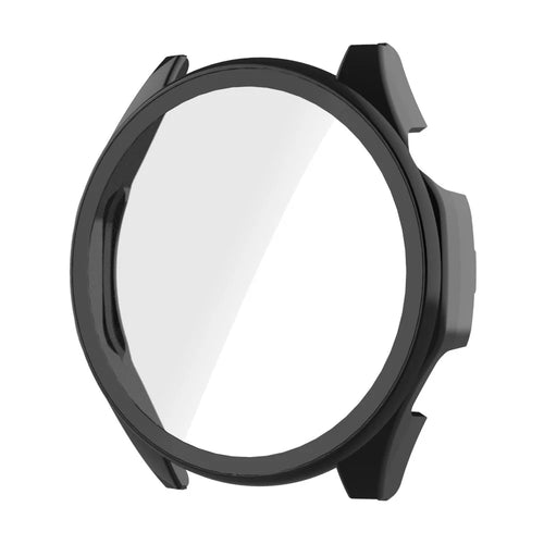 For Honor Watch 6 Protective Case Hard PC Watch Cover with Screen Protector - Black - 1