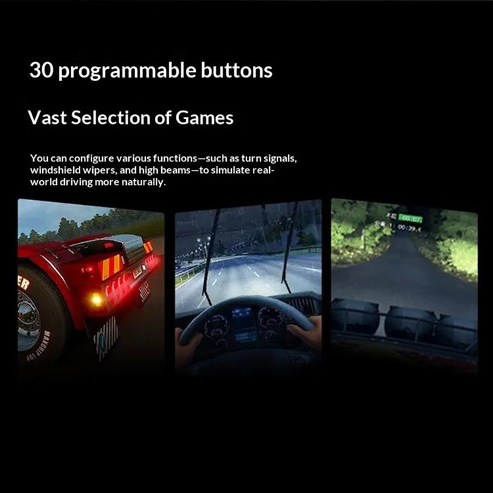 PXN CB1 Racing Simulator Control Box 30 Programmable Buttons RGB Lights for PC Gaming - Black - 5