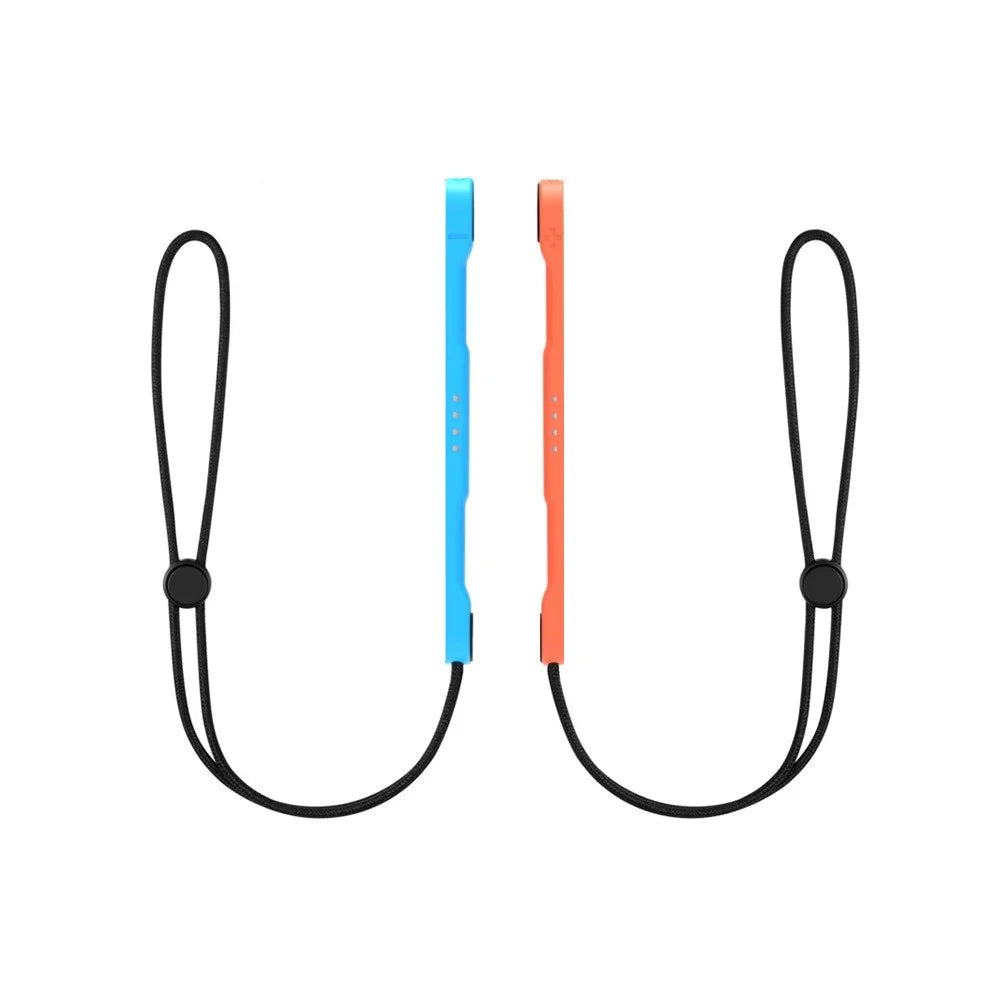 2Pcs Wrist Straps for Nintendo Switch Joy-Con 2 Adjustable Anti-slip Anti-loss Lanyard - Red+Blue - 2