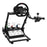 PXN A10 Folding Racing Wheel Stand Multi-Angle Adjustable Non-slip Gaming Cockpit for Home Simulator - Black - 2