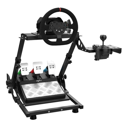 PXN A10 Folding Racing Wheel Stand Multi-Angle Adjustable Non-slip Gaming Cockpit for Home Simulator - Black - 2