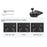 PXN A10 Folding Racing Wheel Stand Multi-Angle Adjustable Non-slip Gaming Cockpit for Home Simulator - Black - 6