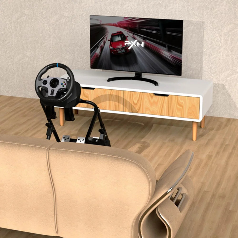 PXN A9 Foldable Gaming Racing Steering Wheel Stand for PXN-V3 Series Racing Wheels - Black - 7