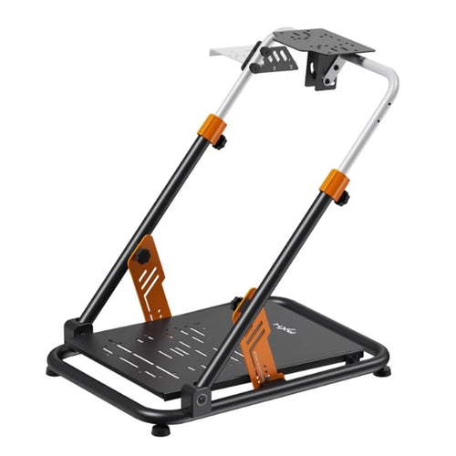 PXN A11 Foldable Racing Stand for PXN V10 / V12 / Logitech G29 / G920 / G923 Gaming Steering Wheel Support Shifter Pedal Mount - Black - 1